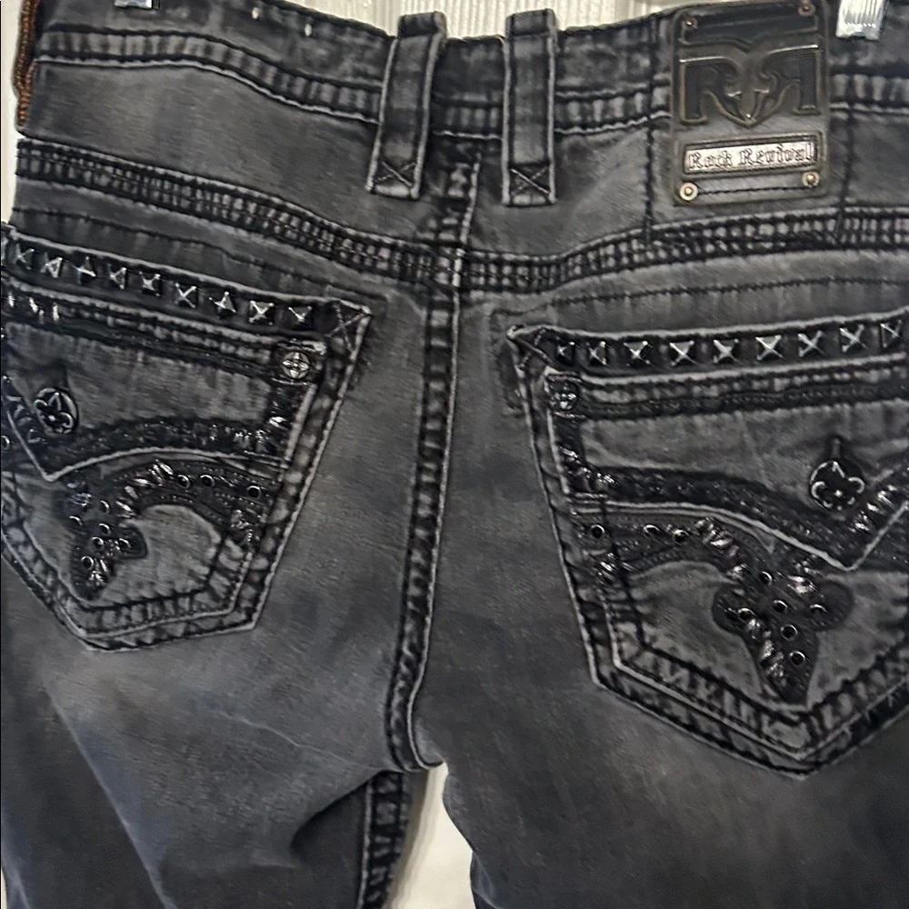 Rock Revival Gerald Slim Stretch Jean 34 - Picture 9 of 9